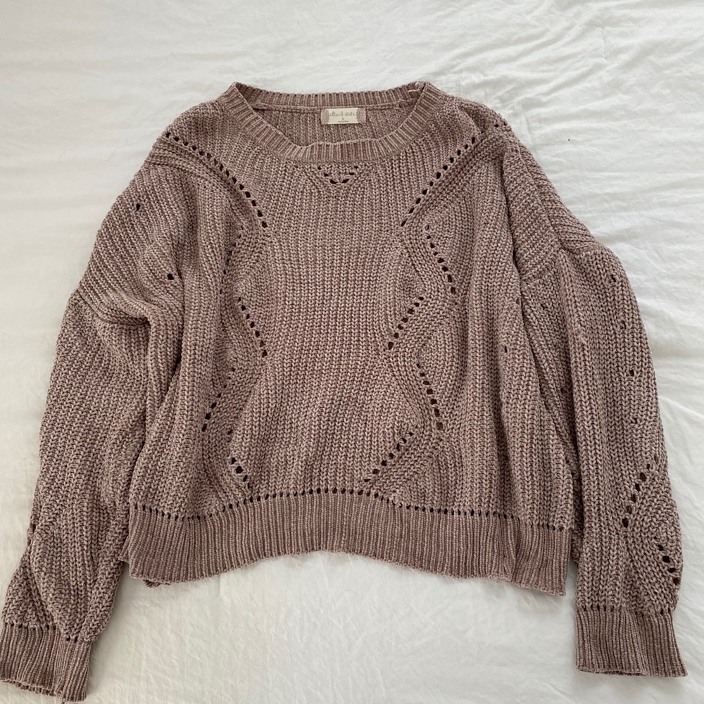 altar’d state beige sweater